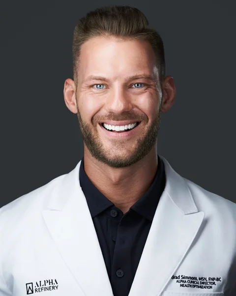 Brad Simmons, Clinical Director at Alpha Refinery.